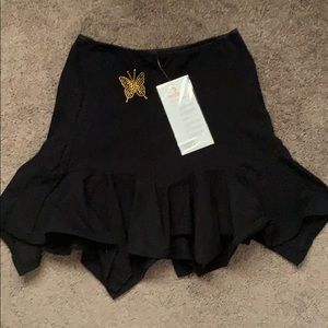 NWT Guess Co Girls Black Skirt